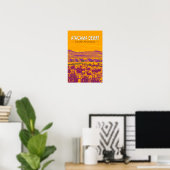 Atacama-woestijn zonsondergang Zuid-Amerika Reizen Poster (Thuiskantoor)