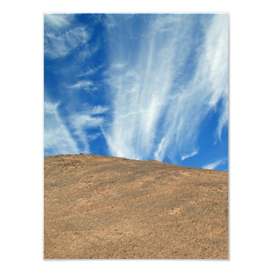 Atacama wolken foto afdruk (Voorkant)