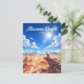 Atacamawoestijn Chili Briefkaart (Staand voorkant)