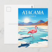 Atacamawoestijn Chili Briefkaart (Voorkant / Achterkant)