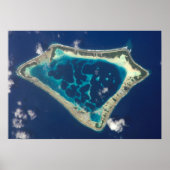 Atafu atoll in Tokelau Poster (Voorkant)