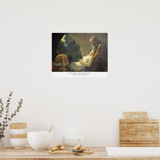 Atala au Tombeau—De Entombment Atala Poster (Keuken)