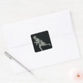 Atalanta Vierkante Sticker (Envelop)