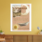 Ataraxia Canvasprint op Spanning Canvas Afdruk (Insitu (Woonkamer))