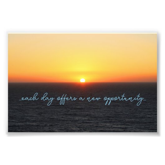 Atardecer Foto Afdruk (Voorkant)