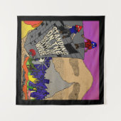 ATARI+MARI Album Tapestry Wandkleed (Voorkant (horizontaal))