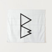 Atari+Mari Eenvoudig Tapijt Wandkleed (Voorkant (horizontaal))