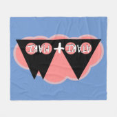 ATARI+MARI-Logo Fleece Deken (Voorkant (Horizontaal))