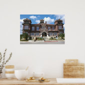 Atascosa County Courthouse, Jourdandon, Texas Poster (Keuken)