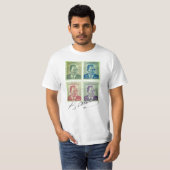 Atatürk Briefmarke T-shirt (Voorkant volledig)