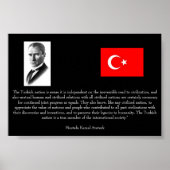 Ataturk over Turkije en de informatiemaatschappij Poster (Voorkant)