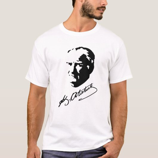 Ataturk T-Shirt met teken (Voorkant)