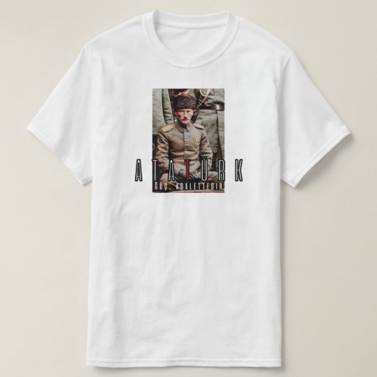 Atatürk Zitat T-shirt (Design voorkant)
