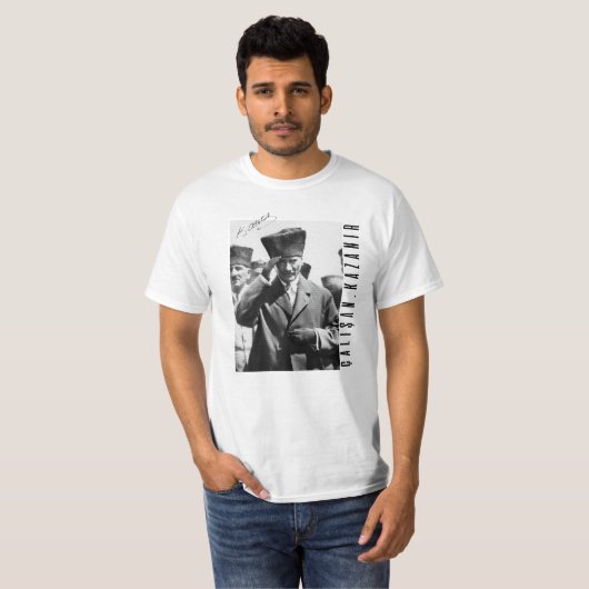 Atatürk Zitat  T-shirt (Voorkant volledig)