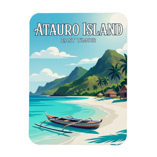 Atauro-eiland Oost-Timor Magneet (Verticaal)
