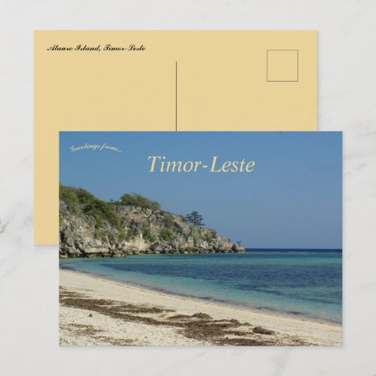Atauro Island Timor Leste Briefkaart (Voorkant / Achterkant)