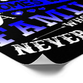 Ataxia Awareness Family Warrior Support T-Shirt129 Poster (Hoek)