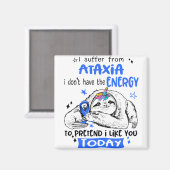 Ataxia Awareness Month Ribbon Gifts Magneet (Voorkant / Achterkant)