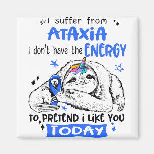 Ataxia Awareness Month Ribbon Gifts Magneet