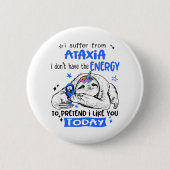 Ataxia Awareness Month Ribbon Gifts Ronde Button 5,7 Cm (Voorkant)