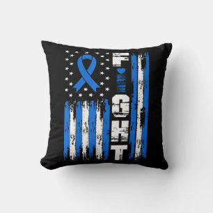 Ataxia Awareness Patriotic USA American Flag Kussen