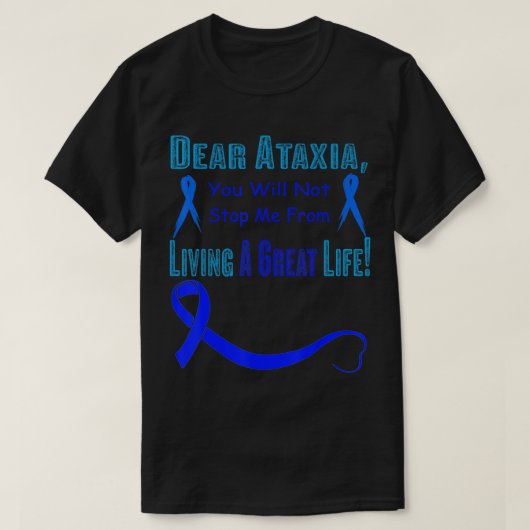 Ataxia Awareness T-Shirt107 T-shirt (Design voorkant)