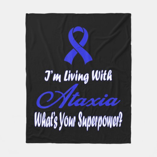 Ataxia Awareness T-Shirt5 Fleece Deken (Voorkant)