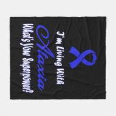 Ataxia Awareness T-Shirt5 Fleece Deken (Voorkant (Horizontaal))