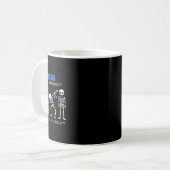 Ataxia Het is geen invaliditeitsskelet Koffiemok (Voorkant links)