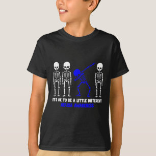 Ataxia Krijger Blauwe Lint Ziektebewustzijn Hallo T-shirt