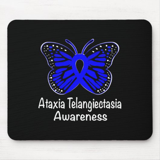Ataxia Telangiectasia Awareness Warrior Support Bl Muismat (Voorkant)