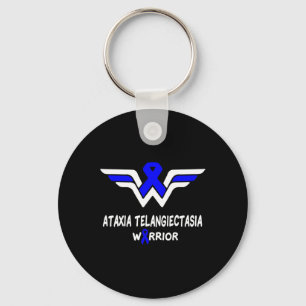 Ataxia Telangiectasia Bewustzijn Warrior Ondersteu Sleutelhanger