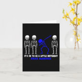 Ataxia Warrior blauwe Lintje Bewustzijn ziekte hal Kaart (Gele Bloem)