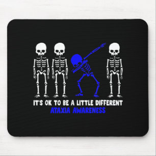 Ataxia Warrior blue Ribbon Awareness disease hallo Muismat