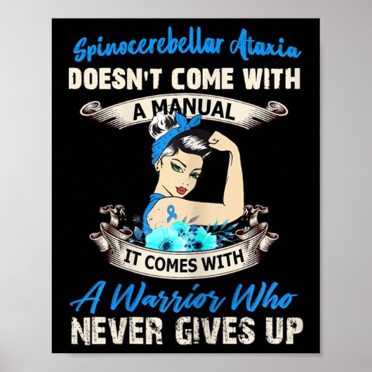 Ataxie komt niet met een handleiding poster (Voorkant)