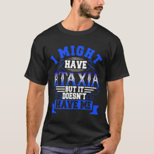Ataxie Neurologische Sign Hemiataxie Blauwe lint T-shirt