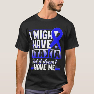 Ataxie Neurologische Sign Hemiataxie Blauwe lint T-shirt