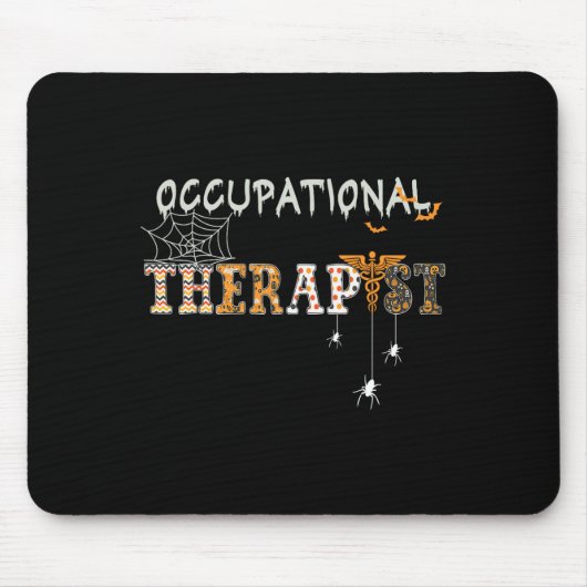 ATC Beroepstherapie Therapist Halloween OTA sp. Muismat (Voorkant)