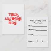 ATC-kaartjes Afsprakenkaartje (Voorkant / Achterkant)