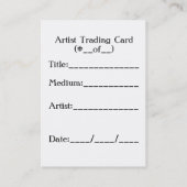 ATC-kaartjes Afsprakenkaartje (Achterkant)