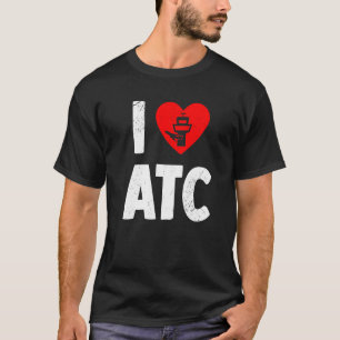 Atc Love Air Traffic Controller Life Radar Techni T-shirt