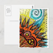 ATC-zon Briefkaart (Voorkant / Achterkant)