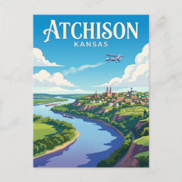Atchison Kansas Briefkaart