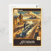 Atchison, Kansas | Briefkaart (Voorkant / Achterkant)