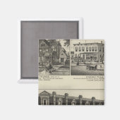 Atchison, Kansas Magneet (Voorkant / Achterkant)