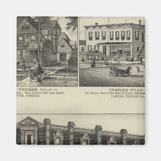 Atchison, Kansas Magneet (Voorkant)