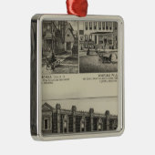 Atchison, Kansas Metalen Ornament (Rechts)