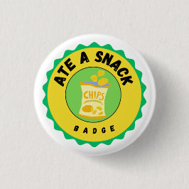 Ate a Snack badge Ronde Button 3,2 Cm