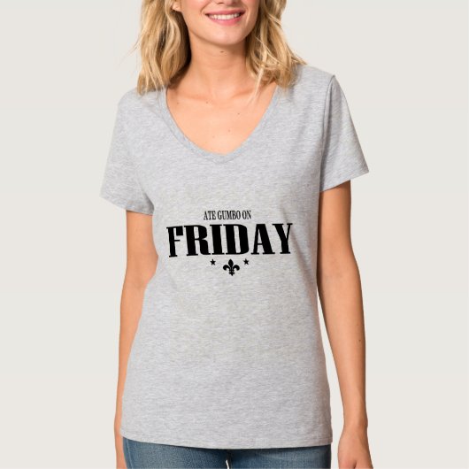 Ate Gumbo vrijdag T-shirt (Voorkant)