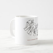 ATE zwarte logo mok (Voorkant links)